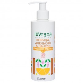 Мыло жидкое Корица апельсин и пачули 250 мл LEVRANA 124253