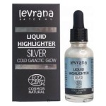 Хайлайтер жидкий Сold galactic glow серебряный 30 мл LEVRANA 124300