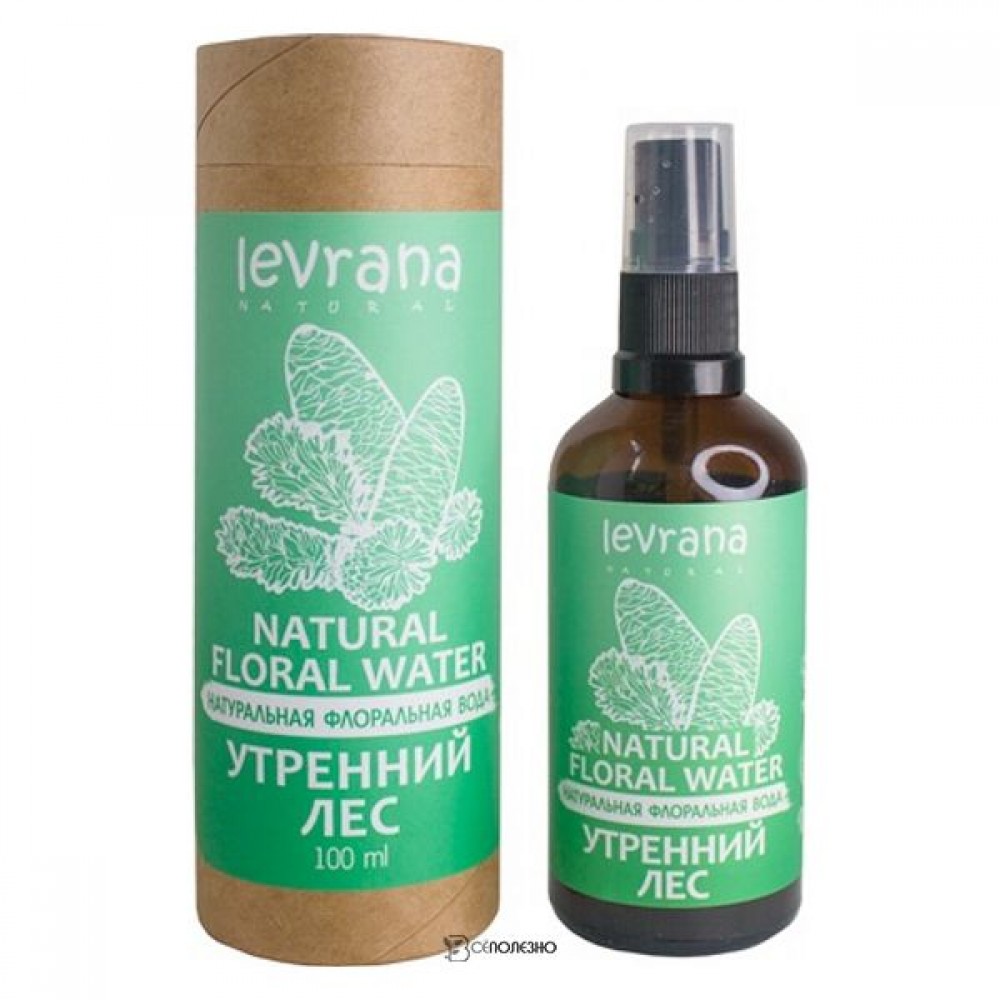 Флоральная вода для лица и тела Утренний лес 100 мл LEVRANA 124305