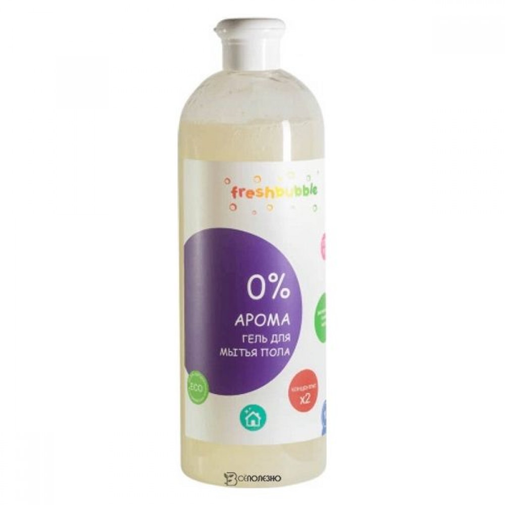 Гель для мытья полов без аромата 1000 мл FRESHBUBBLE 134522