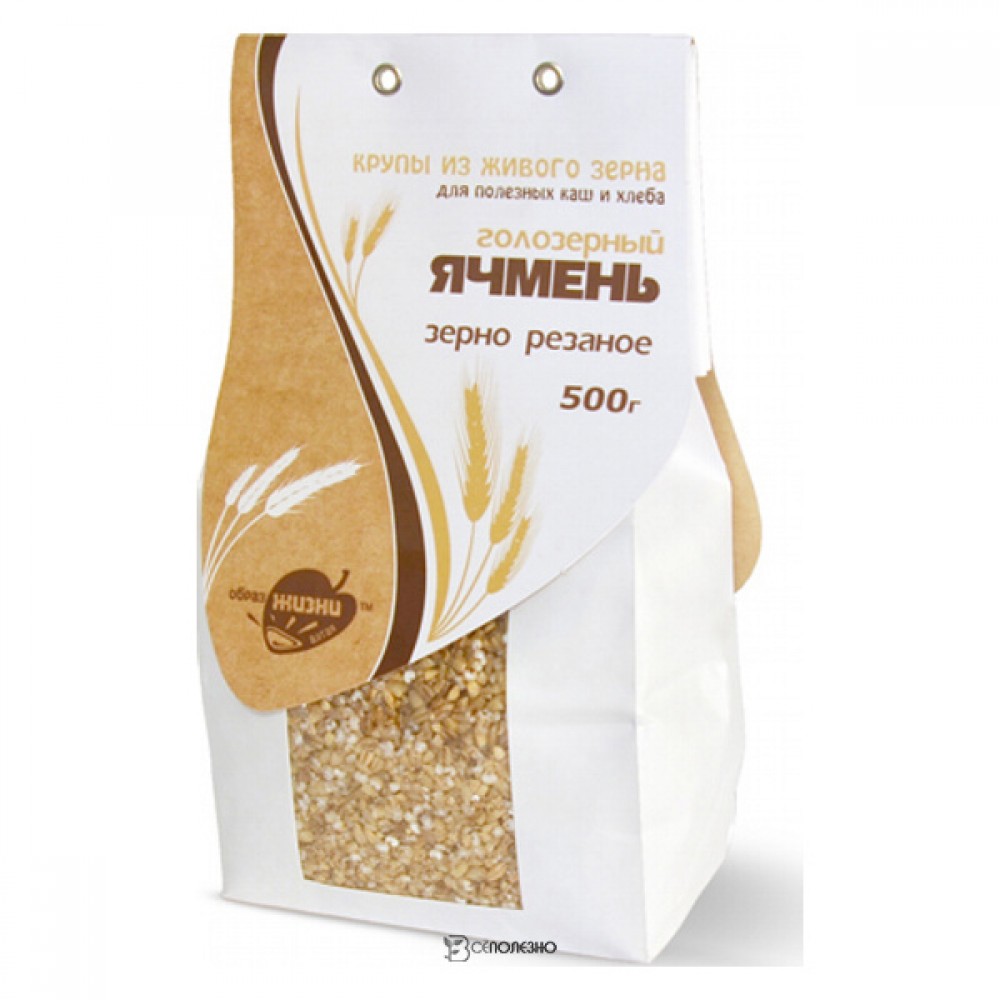 Ячмень цельнорезаный для каш 500 г Образ жизни Алтая 140077