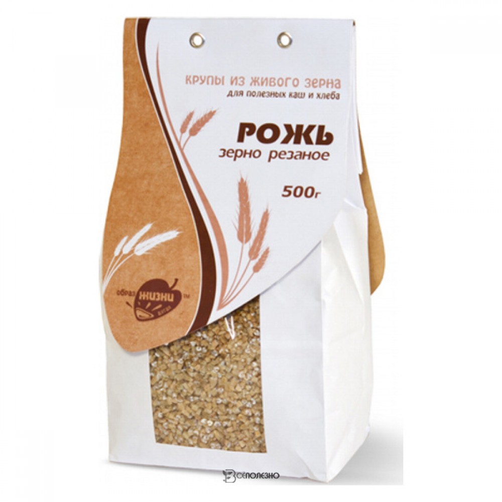 Рожь цельнорезаная для каш 500 г Образ жизни Алтая 140106