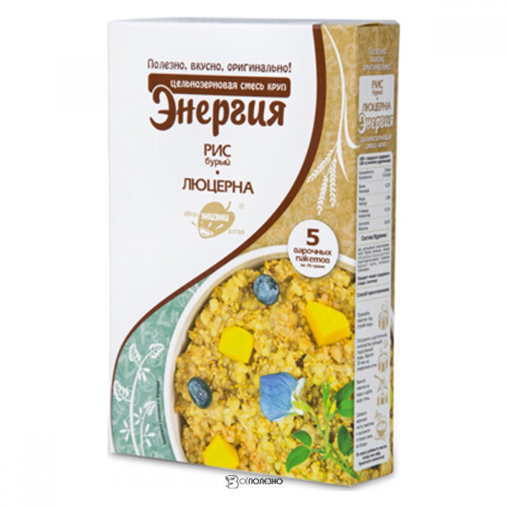 Смесь круп цельнорезанная Энергия 350 г Образ жизни Алтая 140111