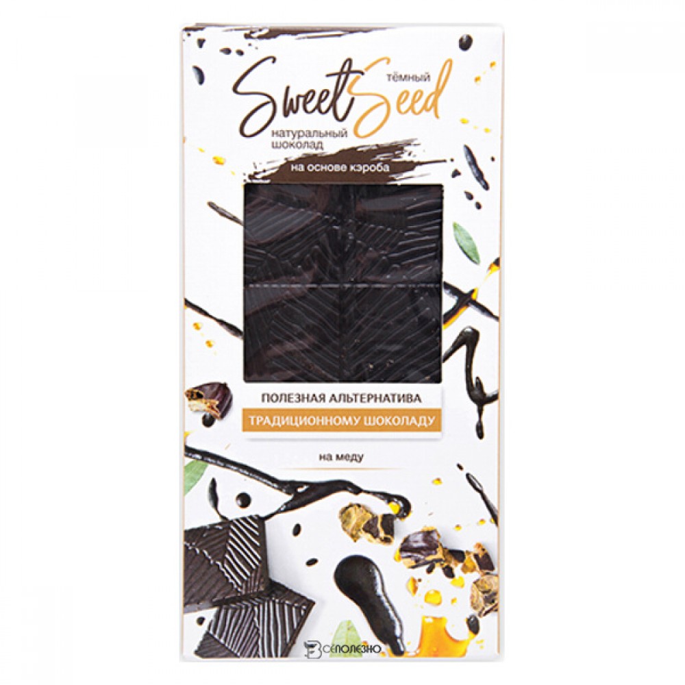 Шоколад тёмный на основе кэроба SweetSeed 85 г Образ жизни Алтая 140119