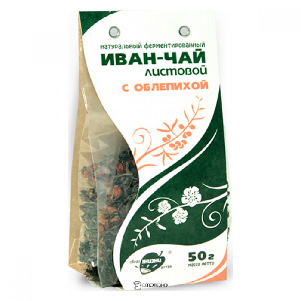 Иван-чай листовой С облепихой 50 г Образ жизни Алтая 140124