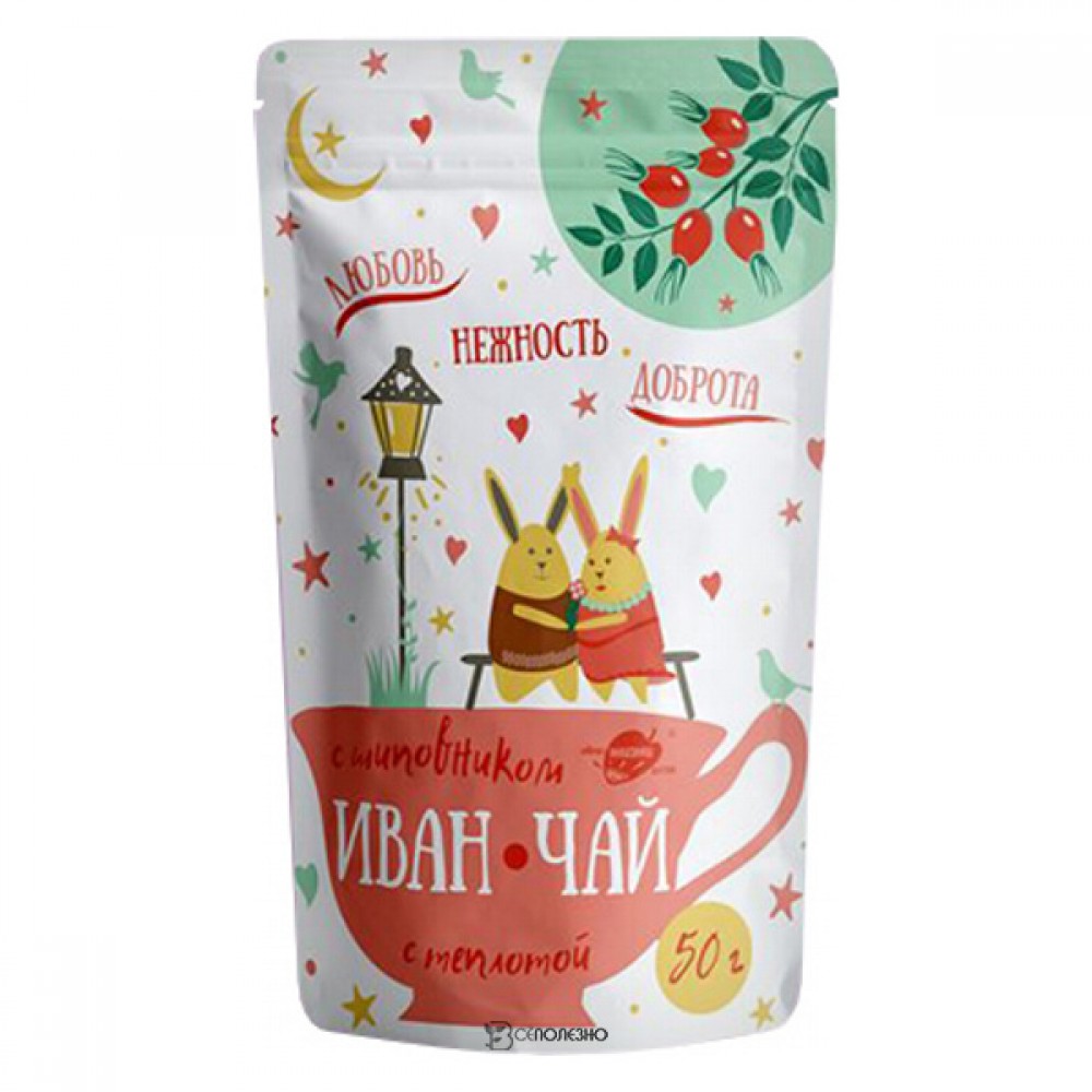Иван-чай листовой С шиповником 50 г Образ жизни Алтая 140128