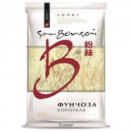 Вермишель бобовая Фунчоза короткая SanBonsai 200 г 140146