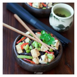 Вермишель из черного риса SanBonsai 250 г 140148