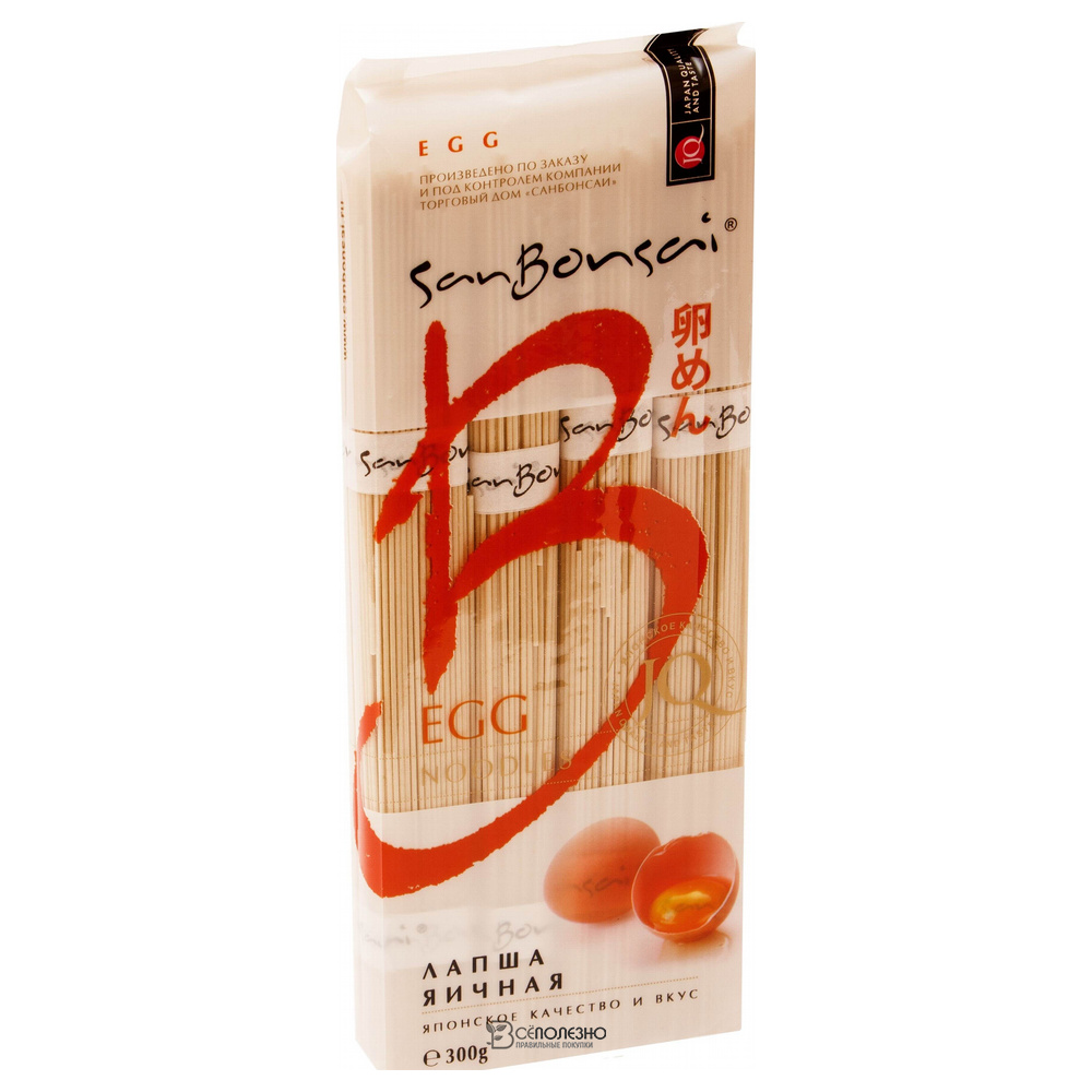 Лапша SanBonsai яичная Egg 300 г 140151
