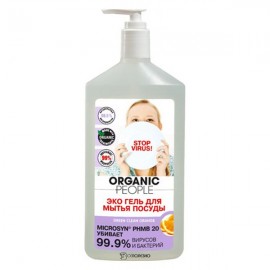 Эко-гель для мытья посуды Green clean orange 500 мл Organic People 153923