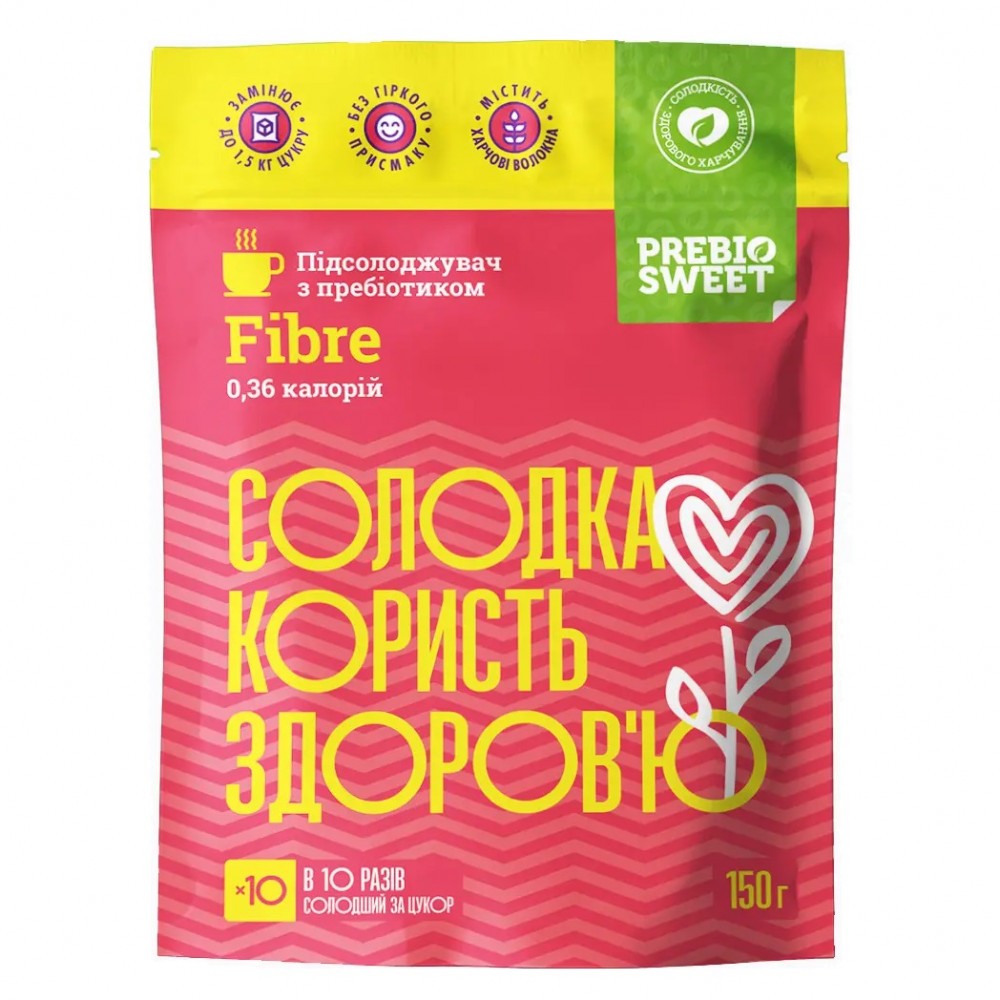 Подсластитель с пребиотиками Файбер 250 г Prebiosweet 160287