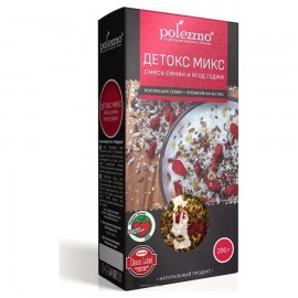 Смесь семян и ягод годжи Детокс Микс 200 г POLEZZNO 160018