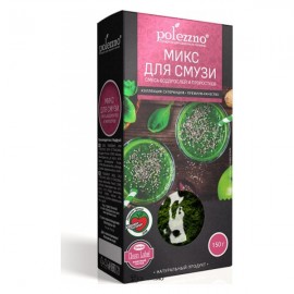 Смесь сушеных водорослей и проростков в порошке Микс для смузи 150 г POLEZZNO 160046