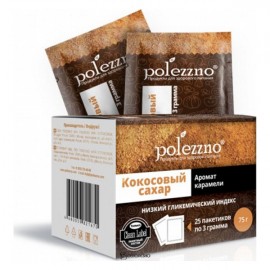 Кокосовый сахар в саше 3 г POLEZZNO 160063