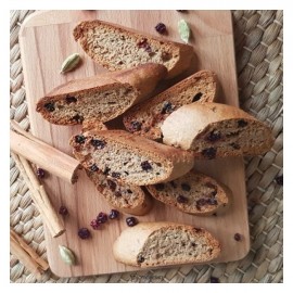 Бискотти амарантовые с клюквой смесь для выпечки БГ 230 г POLEZZNO 160079