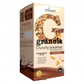 Гранола Шоколадная без добавок 400 г POLEZZNO 160099