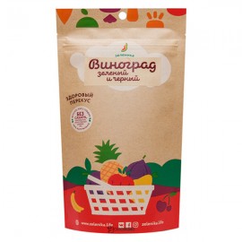 Ягодный здоровый перекус из зеленого и черного винограда 20 г Зеленика 160192