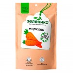 Овощной здоровый перекус из моркови 50 г Зеленика 160196