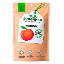 Фруктовый здоровый перекус из персика 20 г Зеленика 160203