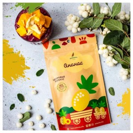 Фруктовый здоровый перекус из ананас 20 г Зеленика 160211