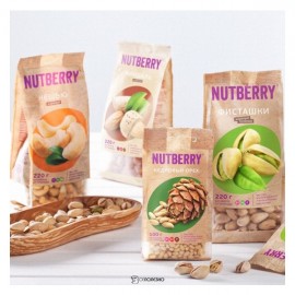 Кешью жареный соленый 100 г Nutberry 160228