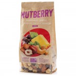 Смесь жаренные орехи с ананасом и изюмом 220 г Nutberry 160240