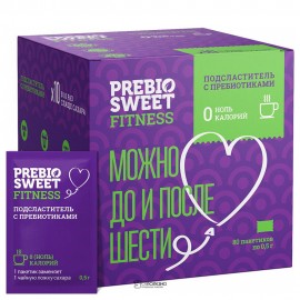 Подсластитель с пребиотиками Фитнес саше бокс 80 шт Prebiosweet 160288