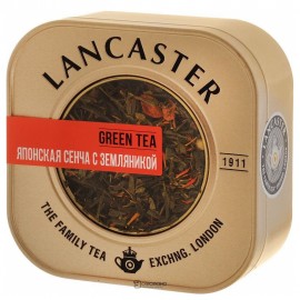 Чай зеленый Сенча с земляникой в жестяной банке 75 гр Lancaster 160312