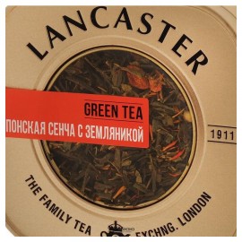 Чай зеленый Сенча с земляникой в жестяной банке 75 гр Lancaster 160312