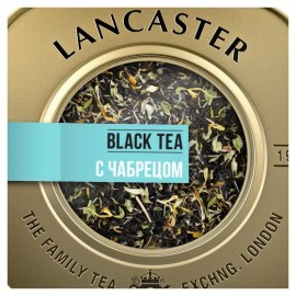 Чай черный с чабрецом в жестяной банке 75г Lancaster 160315