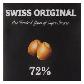 Шоколад горький с дробленым фундуком 72% SWISS ORIGINAL 100 г BUCHERON 160321