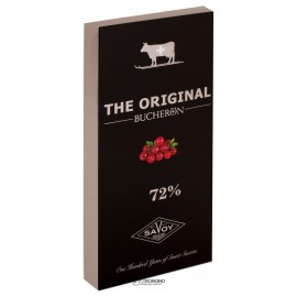 Шоколад горький с кусочками клюквы 72% SWISS ORIGINAL 100 г BUCHERON 160324