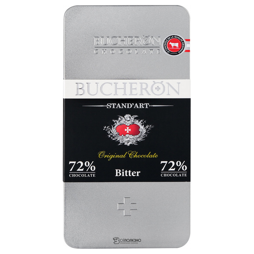 Шоколад горький 72% 100 г BUCHERON 160328