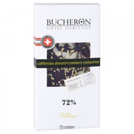 Шоколад горький с фисташками 72% 100 г BUCHERON 160330