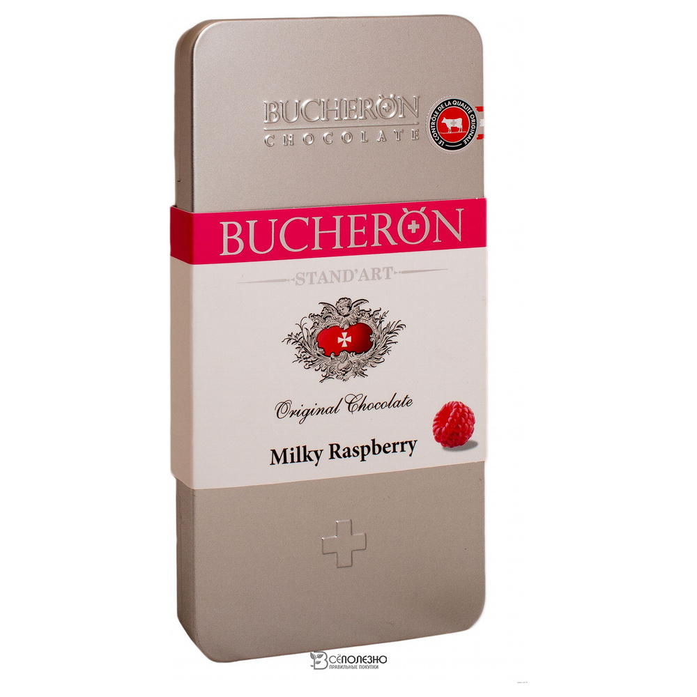 Шоколад молочный с малиной 100 г BUCHERON 160332