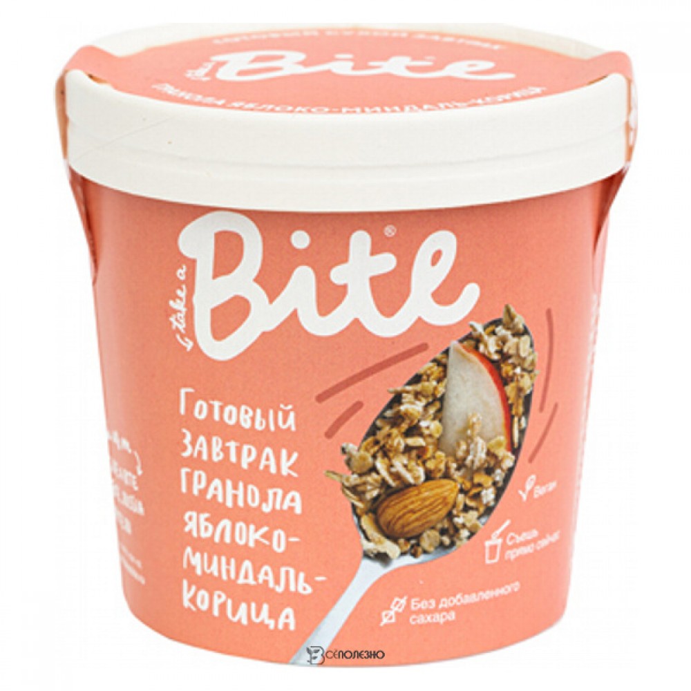 Гранола Яблоко-Миндаль-Корица Bite 160448