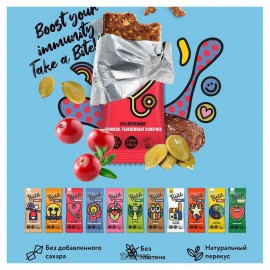 Батончик с протеином Иммунитет клюква-тыквенные семечки Bite 160450