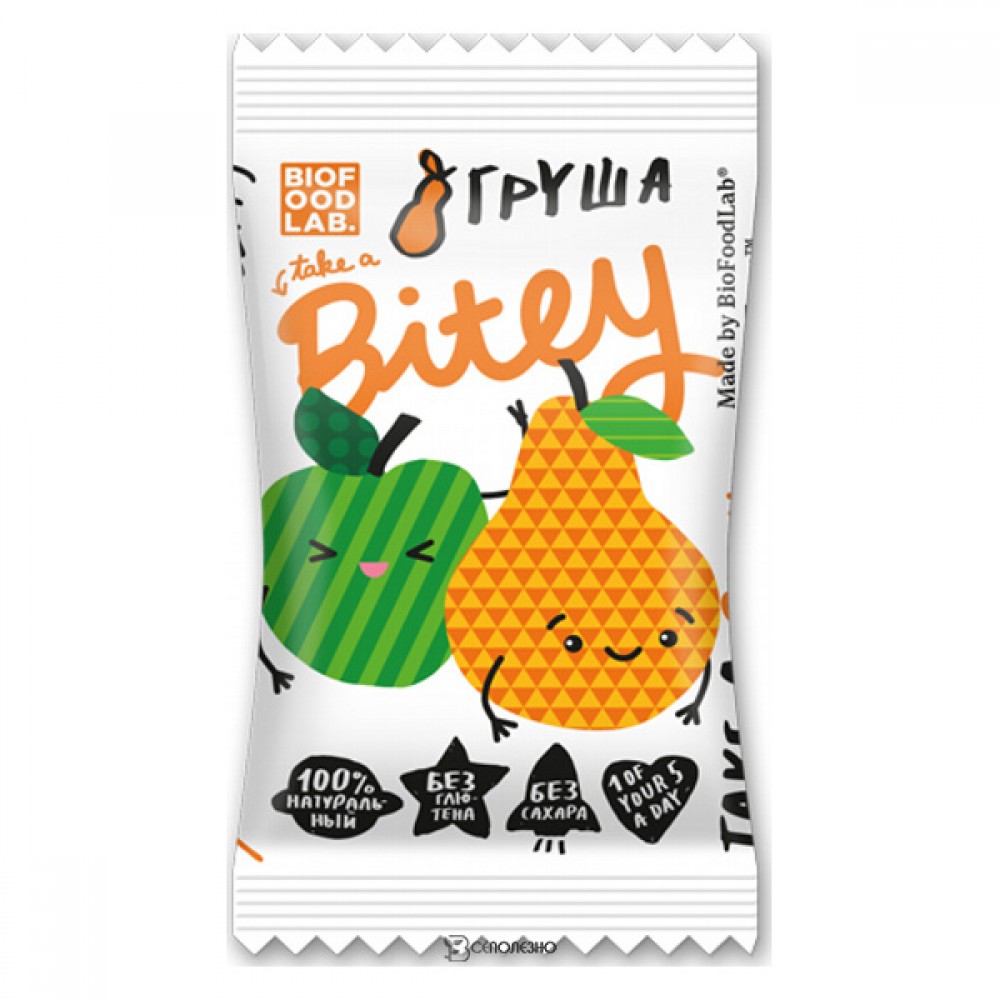 Батончик Bitey Яблоко-груша Bite 160452