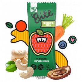 Батончик с протеином Контроль веса морковь-кешью Bite 160460
