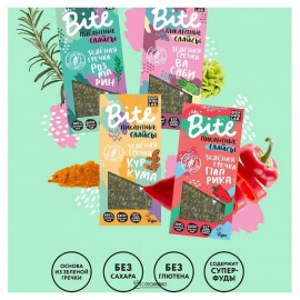 Хлебцы хрустящие из зелёной гречки с чесноком и паприкой Bite 160464