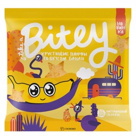 Паффы хрустящие Банан Bite 160480