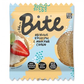 Крекеры овсяные с морской солью Bite 160486