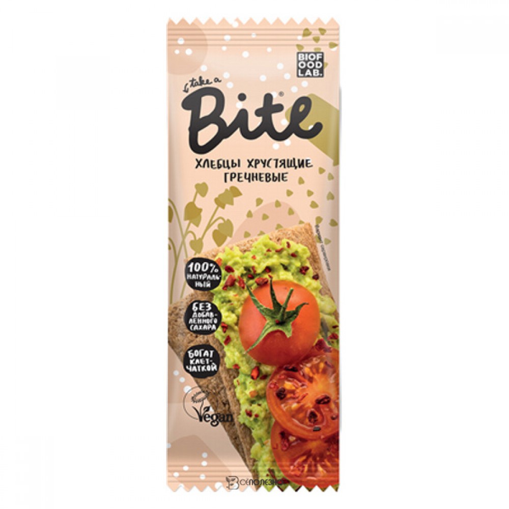 Хлебцы хрустящие гречневые Bite 160515