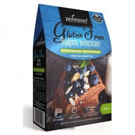 Смесь для выпечки Вафли венские шоколадные протеиновые 300 г Polezzno 160538