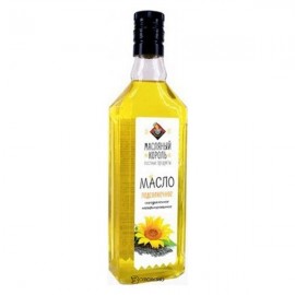 Масло подсолнечное 100% сыродавленное 500 мл МАСЛЯНЫЙ КОРОЛЬ 188104