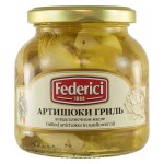 Артишоки гриль в подсолнечном масле 148г/280г Federici 200021