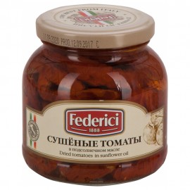 Томаты сушеные в подсолнечном масле 162г/280г Federici 200022