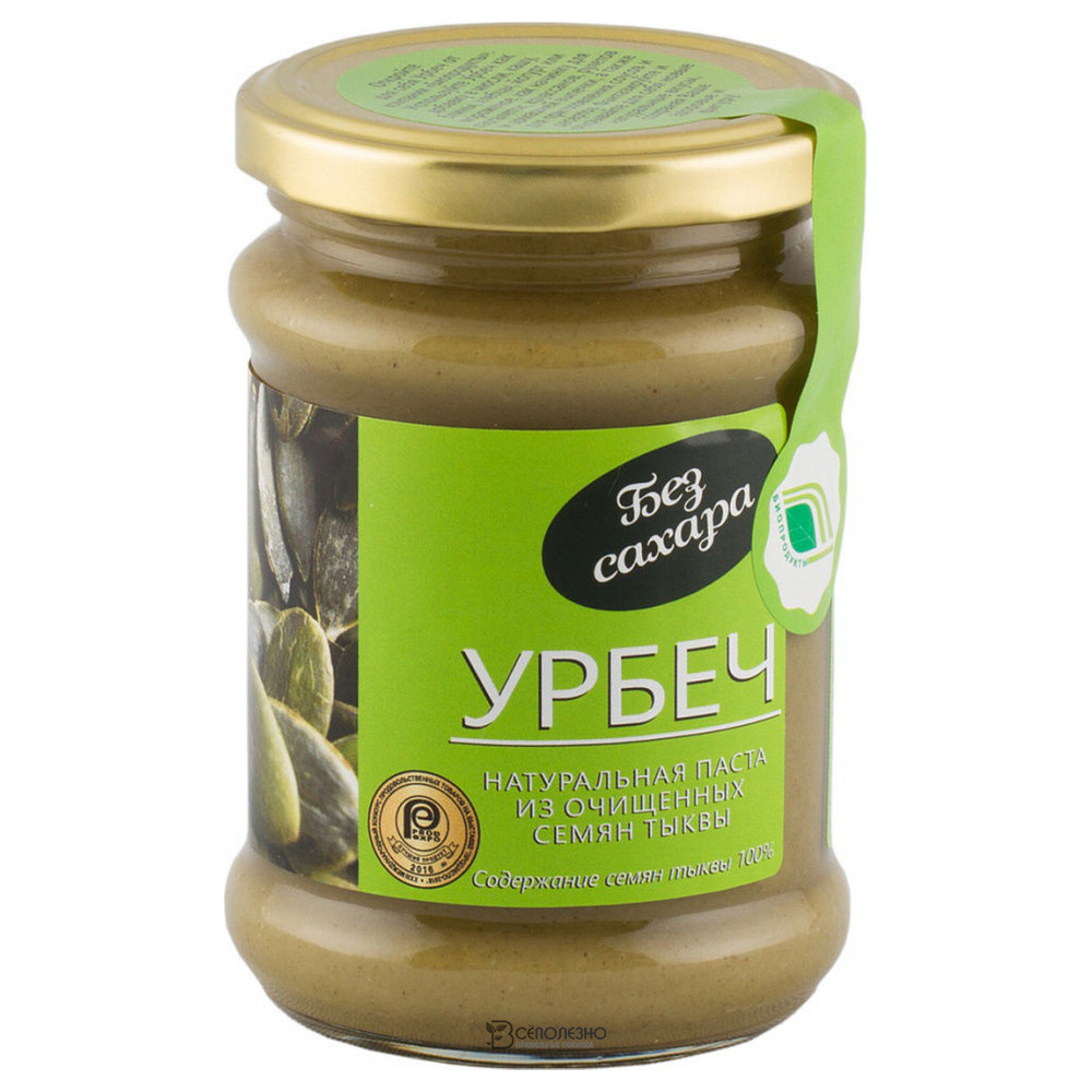 Урбеч натуральная паста из очищенных семян тыквы 280 г Биопродукты 220510