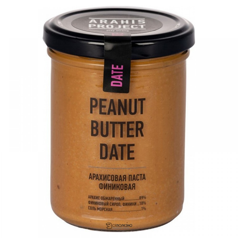 Арахисовая паста DATE с финиками 200 г Arahis Project 220514