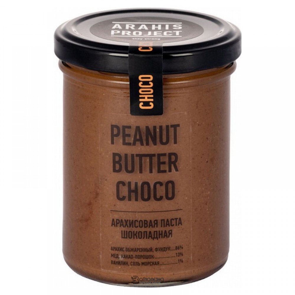 Арахисовая паста CHOCO с шоколадом 200 г Arahis Project 220516